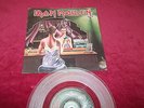 IRON MAIDEN - TWILIGHT ZONE - RARE UK 1981 ORIG 2 TRACK SINGLE CLEAR-VINYL EX/M
