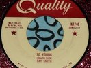 ROCKABILLY....RAY SMITH...SO YOUNG/RIGHT BEHIND YOU BABY..1958 ..(M-)..CAN HEAR