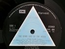 PINK FLOYD the dark side of the moon UK LP SHVL 804 A2/B2 Solid blue triangle.
