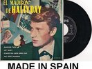 JOHNNY EL MADISON DE HALLYDAY JAUNE 45 T VINYL ESPAGNOL ESPAGNE SPAIN SPANISH