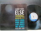 CANNONBALL ADDERLEY Somethin' Else Blue Note 1595 New York USA 1963 Vinyl Lp VG+