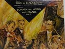 LP BRAHMS TRIO IN E FLAT BEETHOVEN SONATA HORN  PIANO OP. 17 BABIN EGER SZERYNG