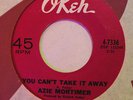 NORTHERN SOUL 45-AZIE MORTIMER-YOU CAN'T TAKE IT on OKEH VG+++