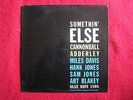 Something Else Cannonball Aderley Miles Davis Blue Note Mono 1595 47 W 63rd RVG
