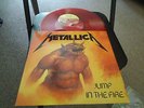 METALLICA - JUMP IN THE FIRE - VERY RARE METAL VINYL LP MISPRESS LABEL ..RED