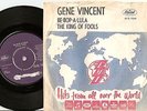 GENE VINCENT BE-BOP-A-LULA DANISH 45+PS 1962 ROCKABILLY RARE MAP PICTURE SLEEVE