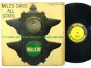 MILES DAVIS ALL STARS Walkin' LP on Prestige NYC DG mono