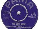 Anna Walker and the Crownettes  You dont know Pama  Records