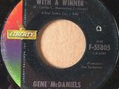 Northern Soul 45 GENE MCDANIELS Walk With a Winner on LIBERTY #55805 VG++   HEAR