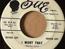 Northern Soul Popcorn 45 BOBBY HENDRICKS I Want That on SUE #729 VG++   HEAR IT