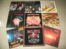 8 Black Sabbath LPS Paranoid Bloody Live Evil Heaven & Hell Framed Wall Hanger