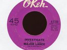 MAJOR LANCE Investigate on Okeh Northern Soul 45 Hear