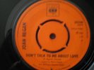 Joan Regan. Don't talk to me about love. C.B.S. Issue.