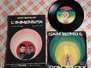 disco vinile 45 giri + spartito SANREMO 67 DON BACKY L'IMMENSITA' 1967