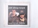 PET SHOP BOYS Love Comes Quickly 10” UK ltd issue in PVC slv + POSTER