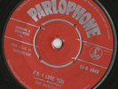 THE BEATLES LOVE ME DO 1962 RED PARLOPHONE (MADE IN GB TEXT  MISSING) 1N/1N VG