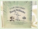 HANK WILLIAMS I SAW THE LIGHT 33.3 RPM EP #E243 M-G-M RECORDS