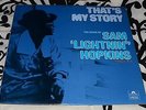 That's My Story, The Blues Of Sam 'Lightnin'' Hopkins Vol 1 - Vinyl 545019 -1969