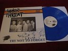 MINOR THREAT - TRY NOT TO FORGET Lp BLUE WAX Ltd 125 ( TEEN IDLES, FUGAZI, )