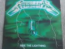 METALLICA 100% ORIGINAL LP France RARE GREEN COVER MISPRINT Ride The Lightning