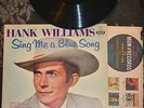 HANK WILLIAMS YELLOW MGM LP SING ME A BLUE SONG COUNTRY & WESTERN Early Country