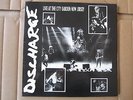 DISCHARGE Live At The City Garden LP ORIGINAL RARE RED VINYL 1983 D-BEAT KBD