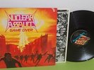 LP NUCLEAR ASSAULT Game Over 1s/t Album 1986 [EX] ois, UK First Print FLAG 5