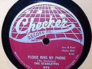 Jungle Love THE STARLETTES Please Ring My Phone CHECKER 78rpm Rare Rhythm Rocker