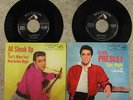 Two ELVIS PRESLEY Picture Sleeve 45s 