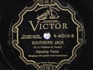 78 RPM --Carolina Twins (Fletcher and Foster), Victor 40310, EE+