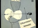 CRAFT & MILOFSKY stravinsky renard LP VG+ Dial 10 DSM David Stone Martin 1951 US