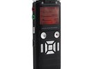 Professional Digital Dual Core Voice Recorder 8G Multi-function MP3 Player Black
