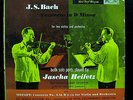 JASCHA HEIFETZ bach & mozart violin concerto LP VG LM-1051 Mono USA 1950 1s RCA