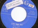 HEAR '55 Doo Wop Classic THE ADMIRALS Close Your Eyes / Give Me Your Love KING