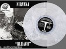 Nirvana Bleach White & Clear Swirl Limited Vinyl LP SEALED ## 442/750