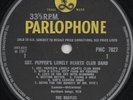 Beatles - 'Sgt.Peppers' 1967 UK B/Y Parlophone Mono LP
