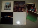 4 Pink Floyd LPS Wish You Were Here The Wall Animals Dark Side of Moon w/Posters