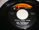 MOD SOUL- JOE THOMAS & BILL ELLIOT- SPEAK YOUR PIECE/ I HEAR MUSIC- RARE- LISTEN