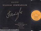 WILHELM FURTWANGLER mozart gluck FRENCH PRIVATE XPMX 2273 NUMBERED 431 LP 33T