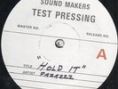 Pazazzz - Hold It - Original Rare NM Random Electro Rap Test Press 12 Inch