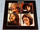 THE BEATLES LET IT BE white colored vinyl LP record album