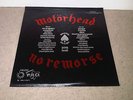 MOTORHEAD DBL LP NO REMORSE LEATHER SLEEVE NR MINT