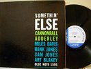 CANNONBALL ADDERLEY SOMETHIN ELSE 47 W 63RD NO R DG RVG EAR BLUE NOTE BLP 1595