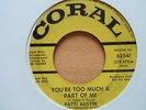 LISTEN - NORTHERN SOUL 45RPM - PATTI AUSTIN - YOU'RE TOO MUCH A PART OF ME