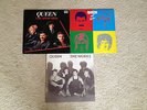 3x Queen LP Records: Greatest Hits. Hot Space. The Works. (+ inserts)