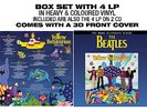 BEATLES - REAL ALTERNATE YELLOW SUBMARINE - 4 LP +2 CD + 3-D COVER LIMITED BOX