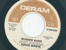 David Bowie - Rubber Band / There Is A Happy Land  {Deram}  1st Record