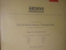 PIERRE FOURNIER Cello Solo BACH Suites 3/4 STEREO Archiv RED 1968 German LP/NM-