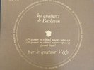 VEGH QUARTET / BEETHOVEN   / LES DISCOPHILES FRANCAIS DF 40