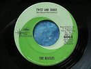 RARE  THE BEATLES - TWIST AND SHOUT / THERE'S A PLACE 45 GREEN STARLINE CAPITOL
